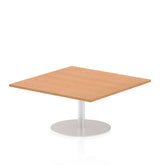 Dynamic Italia 1000mm Poseur Square Table Oak Top 475mm High Leg ITL0350 DD